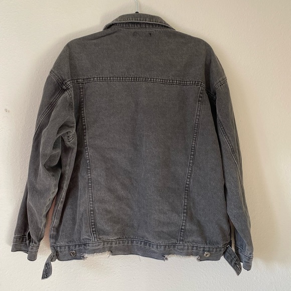 SHEIN oversized black denim jacket - Picture 2 of 2